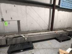 A One Manufacturing S/S Tote Lift and Dump Column, Model CDL-115-600, S/N 23345, Approx. 13' Tall (