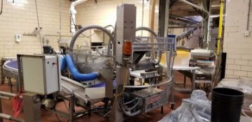 Old Rivers/Cryovac 4-Station Rotary Vacuum Packaging Machine, Model 8610-14, S/N 0724105, 460V 3