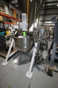 Groen 100 Gallon S/S Steam Jacketed Kettle, Model DN/TA-100, S/N 54606-1, with Bottom Inside