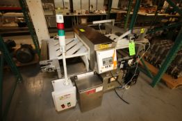 EZ-TEC S/S Metal Detector, S/N 786-40, with Reject Arm, Product Opening Aprox. 25