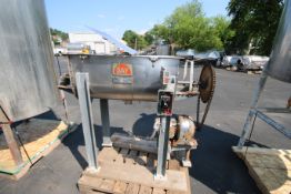 Day S/S Ribbon Blender, with 1.5 hp Pacemaker Drive, 1735 RPM, Blending Compartment Dims.: Aprox.