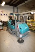 Tennant Sit-Down Floor Scrubber, M/N 8300, S/N 8300-7311, 36 Volt Battery, Truck Weight 6760 (