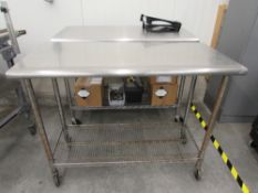 (1) S/S Table, 49-1/2