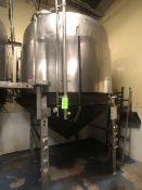 J.H. Lock 1,488 Gallon Fermenter, S/N 87942-4, Jacket MAWP 14.5 PSI, Test