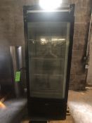 Carrier Single Door Display Refrigerator, Model MC750, S/N 2307X76955