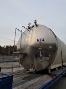 Walker 8,000 Gallon Capacity Horizontal Storage Tank, S/S Front Head,