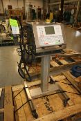 G-Tronix Ink Jet Coder, M/N Ci700, S/N 0410200A, with Ink Head, Mounted on Portable S/S Frame (