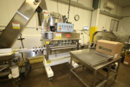 Kaps-All 8-Head Capper, Model C-8, S/N 6835, with S/S Elevated Cap Hopper, with 4-1/2