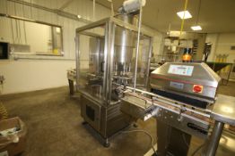 US Bottlers 6-Head Rotary Screw Capper, Model RC-6-14, S/N 53500 with S/S Base, Allen Bradley MicroL