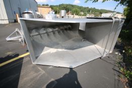 S/S Auger Hopper, Hopper Internal Dims.: Aprox. 84