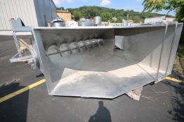 S/S Auger Hopper, Hopper Internal Dims.: Aprox. 84