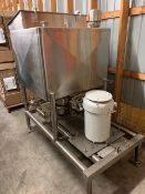 2009 Feldmeier 150 Gallon S/S Rapid Mixer Liquifier with Offset Belt Driven Agitation (Located in
