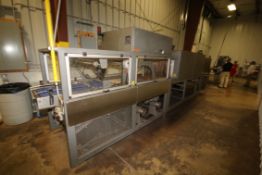 X-Pak Remanufactured Tray Overwrapper/Shrink Tunnel with Aprox. 8 ft. L Tunnel and Aprox. 30” W x 15