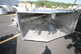 S/S Auger Hopper, Hopper Internal Dims.: Aprox. 84