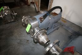 Tri-Clover Positive Displacement Pump, M/N PR300-6F-TC1-4-SL-S, with 4