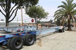 ISO 40' Step Deck Trailer, Chassis for 20' ISO Tank Containers