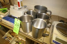 S/S Lab Pitchers, with S/S Handles & Spouts, 4 @ 5