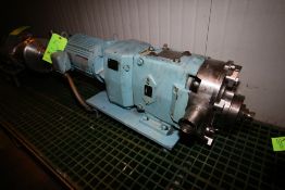 Waukesha Aprox. 5 hp Positive Displacement Pump, Size 60, S/N 89594SS, with 2