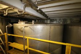 12,998 Gal. S/S Single Wall Vertical Storage Tank, Overall Dims.: Aprox. 15' 3