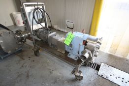 Waukesha 3 hp Positive Displacement Pump, M/N 130, S/N 84506SS, with 2