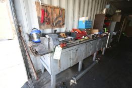 Shop Table with Contents, Includes (8) 