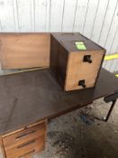 L-Shaped Desk, with Bottom Drawers