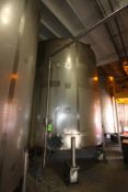 Walker 10,000 Gal. Single Wall Vertical Mix Tank, S/N 5595, with Vertical Dual Prop Agitation with