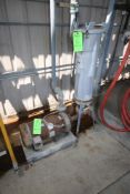 15 hp Centrigual Pump & Filter System, with Baldor 3450 RPM Motor, Pump S/N 5SS45, 1-1/2
