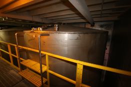 12,998 Gal. S/S Single Wall Vertical Storage Tank, Overall Dims.: Aprox. 15' 3