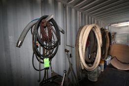 Contents of Back Side Wall, Includes Buckets of Bolts, S/S Transfer Hoses, 1-1/2