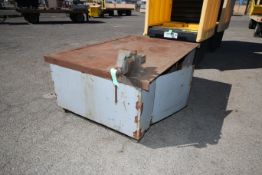 Metal Shop Table with Vise, Overall Dims.: Aprox. 58