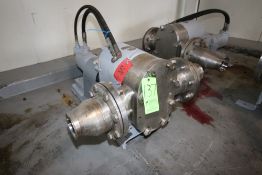 Tri-Clover Positive Displacement Pump, M/N PR300-6F-TC1-4-SL-S, S/N TA59AJ, with 4