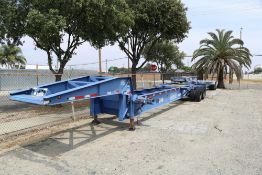 ISO 40' Step Deck Trailer, Chassis for 20' ISO Tank Containers