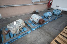Assorted Motors, 1-General Electric 50 hp Motor, 1180 RPM, Lincoln 75 hp Motor, 1775 RPM, 230/460