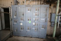 Allen Bradley Centerline 18-Bucket Motor Control Center, Overall Dims.: Aprox. 100