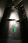 C.E. Howard 6,200 Gal. S/S Vertical Single Wall Mix Tank, Style: 14436A, S/N R683, with S/S Alcove &