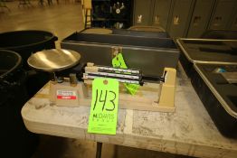 Ohaus Triple Beam Balance, 700 Series, 2,610g/5 lb. 2oz. Capacity, with Hard Case