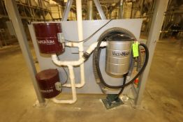 Vacu-Maid S/S Central Vacuum System, Includes (2) Imperium Units, with Vacuum Hoses