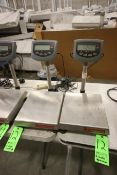 Ohaus S/S Digitial Platform Scales, M/N CD-11, with Digitial Read Outs, Platform Dims.: Aprox. 14