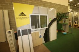 Stryofoam Sample Panels, Dims.: 1- Aprox. 8' L x 9