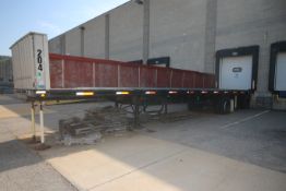 Transcraft Flatbed Trailer, M/N TL2000 W2 45 x 96, VIN #: 1TT-F4520-2-R1041931, GVWR 80,000 lbs.,