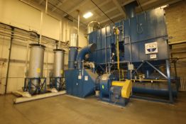 2004 Ship & Shore 10,000/12,000 CFM Regenerative Thermal Oxidizer System, with 50 hp Main Blower,