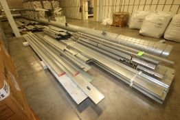 Large Assortment of Structural Track and Galvanized Iron Studs, Assorted Lengths & Widths, Aprox.