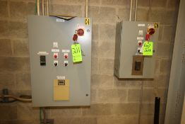(2) Wall Mounted Control Boxes, with Fuji PXR-5 Gauge, and Fuji PXZ-5 Temperature Digital Read Out
