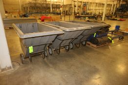 Global Portable Trash Bins, Internal Dims.: Aprox. 63