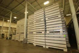 Aprox. (360) Stryofoam Panels, with Galvanized Iron Studs, Dims. of Panels Includes: Aprox. 61