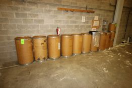 Lot of Assorted Cardboard Barrels, Aprox. 21