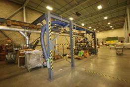 Beam and Hoist Trolly System, with Air Flo-Thru Duct Work, Includes (2) 1-Ton Capcity Hoist