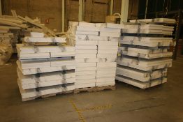 Large Assortment of Styrofoam Scrap, Located on Pallets, Some with Galvanized Studs & Track
