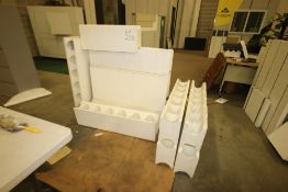 Lot of Assorted Styrofoam Footers, Assorted Sizes and Styles